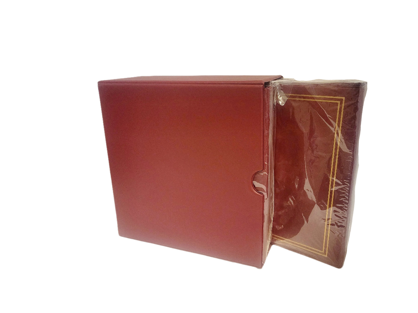 DELUXE PHOTO ALBUM SLIPCASE - BURGUNDY