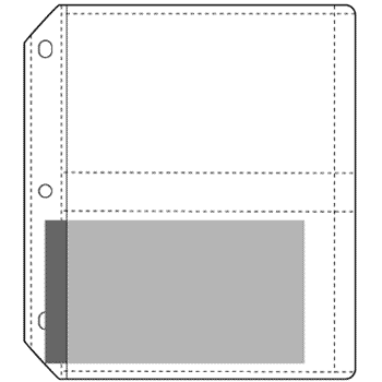 POLY PHOTO PAGES, JUNIOR - HOLDS 4 - 3-1/2INX 5-1/