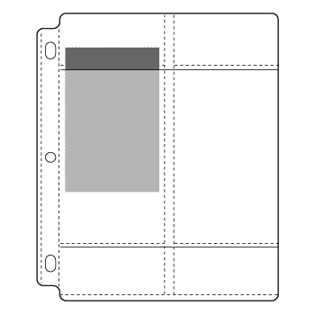 CENTURY POLY PHOTO PAGES, VERTICAL APS - HOLDS 4 -