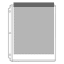 Century Vinyl Photo Pages, Holds 2 - 8-1/2" x 11" (25/pk)