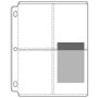EZ2C® Poly Photo Pages, Standard - Holds 8 - 4-1/4" x 5-1/4" (25/pk)