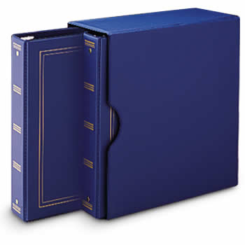 DELUXE PHOTO ALBUM SLIPCASE - ROYAL BLUE
